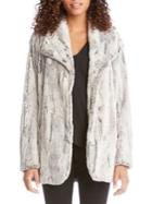 Karen Kane Classic Faux Fur Coat
