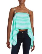 Design Lab Lord & Taylor Asymmetrical Cropped Top