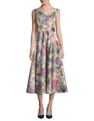 Barbara Tfank Sleeveless Fit-&-flare Dress