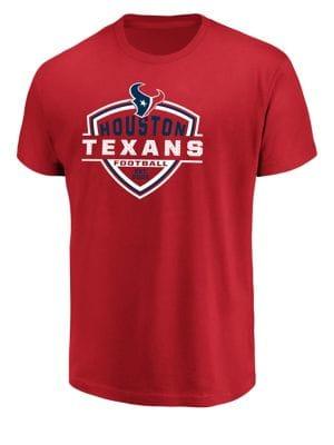 Majestic Houston Texans Nfl Primary Receiver Cotton Tee