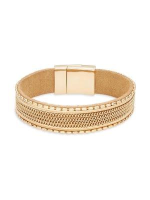 Design Lab Multi-chain Goldtone Bracelet