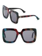Gucci Urban 53mm Rectangle Sunglasses