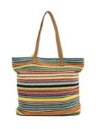 Twig + Arrow Multi-striped Tote