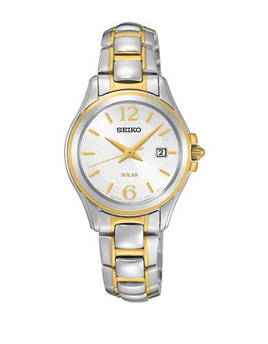 Seiko Sut250 Solar, Two-tone Stainless Steel Bracelet Watch