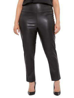 Addition Elle Love And Legend Plus Classic Faux Leather Leggings
