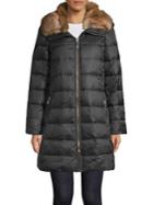 Kate Spade New York Quilted Faux-fur Collar Jacket
