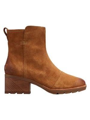 Sorel Cate Waterproof Suede Booties