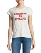 Design Lab Lord & Taylor Text Graphic Tee