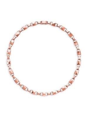 Michael Kors Mercer Link 14k Rose Gold-plated Necklace