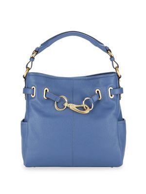 Donna Karan Sally Leather Hobo Bag