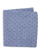 Black Brown Rulli Printed Pocket Square