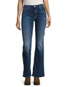 7 For All Mankind Flared Mid Rise Jeans