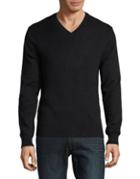 Perry Ellis Ribbed V-neck Sweater