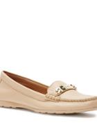 Coach Olive Pebbled Leather Flats