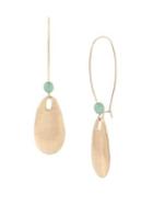 Robert Lee Morris Collection Gold Paddle Drop Earrings