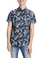 Jack & Jones Jorpaka Print Cotton Button-down Shirt