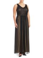 Xscape Beaded Fit And Flare Gown