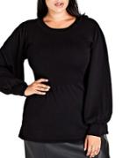 City Chic Plus Long Sleeve Top