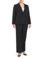 Tahari Arthur S. Levine Plus Classic-fit Pinstripe Suit