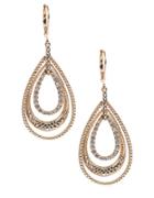 Judith Jack 14k Gold And Swarovski Crystal Drop Earrings