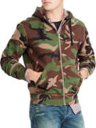 Polo Ralph Lauren Camo Cotton-blend-fleece Zip-up Hoodie