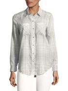 Calvin Klein Jeans Graph Plaid Flannel Shirt