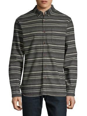 Surfsidesupply Tonal Striped Button-down Shirt