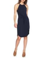 1.state Knit Halterneck Tie-front Dress