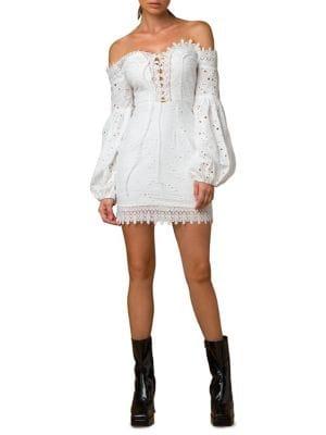 Tiger Mist Zimmi Off-the-shoulder Dress