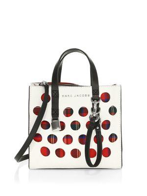Marc Jacobs Mini Grind Cut Out Leather Satchel