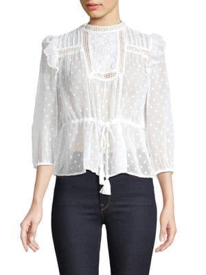 Vero Moda Julia Tie Dobby Top