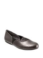 Softwalk Norwich Embossed Leather Ballet Flats