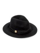 Vince Camuto Banded Wool Panama Hat