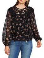 1.state Balloon-sleeve Lace Top