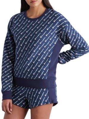 Champion Reverse Weave Printed Sweater