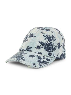 Bcbgeneration Floral Denim Baseball Cap