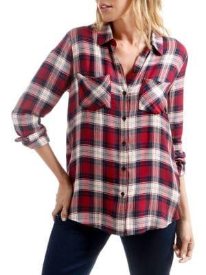 Lucky Brand Plaid Long-sleeve Shirt