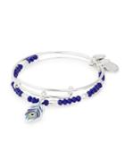 Alex And Ani Set Of Two Color Infusion Peacock Charm Adjustable Bracelets