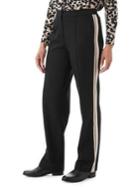 Olsen Monna Straight Side-stripe Pants