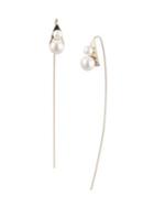 Carolee 8mm Pearl Goldtone Wire Earrings