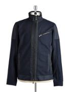 Calvin Klein Wool-blend Zip-front Jacket