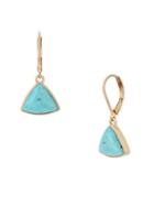 Kenneth Cole New York Rough Luxe Semi-precious Turquoise Drop Earrings