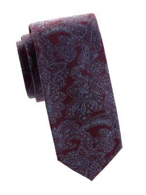 Black Brown Newland Paisley Tie