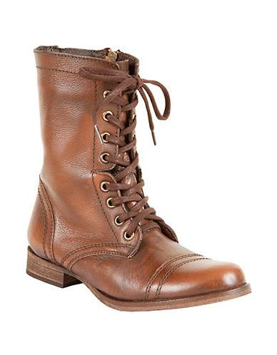 Steve Madden Troopa Leather Combat Boots