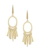 Laundry By Shelli Segal Spike Chandelier Earrings