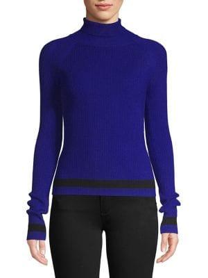 Design Lab Ribbed Turtleneck Top