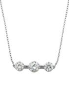 Lord & Taylor Cubic Zirconia Horizontal Pendant Necklace