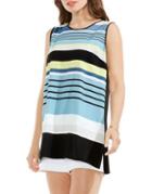 Vince Camuto Striped Harmony Knit Top