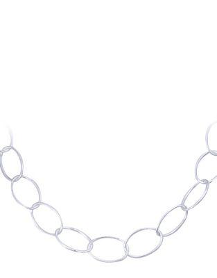 Lord & Taylor Oval Link Sterling Silver Chain Necklace