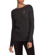 Lauren Ralph Lauren Crest Cable Knit Sweater